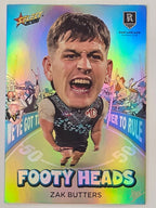 2026 AFL Footy Stars Footy Heads FH73 Zak Butters - Port Adelaide Power