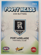 2026 AFL Footy Stars Footy Heads FH73 Zak Butters - Port Adelaide Power