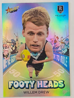 2026 AFL Footy Stars Footy Heads FH74 Willem Drew - Port Adelaide Power