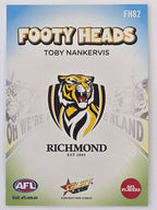 2026 AFL Footy Stars Footy Heads FH82 Toby Nankervis - Richmond Tigers