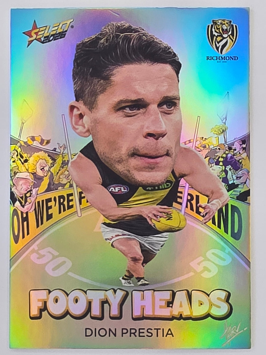2026 AFL Footy Stars Footy Heads FH83 Dion Prestia - Richmond Tigers