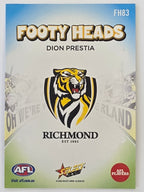 2026 AFL Footy Stars Footy Heads FH83 Dion Prestia - Richmond Tigers
