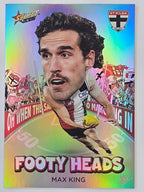 2026 AFL Footy Stars Footy Heads FH86 Max King - St Kilda Saints