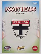 2026 AFL Footy Stars Footy Heads FH86 Max King - St Kilda Saints
