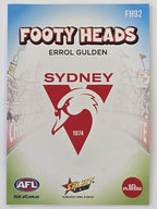 2026 AFL Footy Stars Footy Heads FH92 Errol Gulden - Sydney Swans