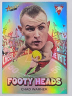 2026 AFL Footy Stars Footy Heads FH96 Chad Warner - Sydney Swans