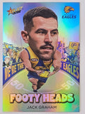 2026 AFL Footy Stars Footy Heads FH99 Jack Graham - West Coast Eagles