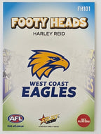 2026 AFL Footy Stars Footy Heads FH101 Harley Reid - West Coast Eagles