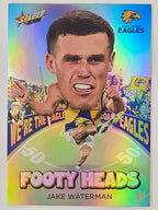2026 AFL Footy Stars Footy Heads FH102 Jake Waterman - West Coast Eagles