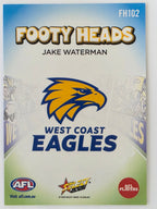 2026 AFL Footy Stars Footy Heads FH102 Jake Waterman - West Coast Eagles