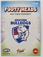 2026 AFL Footy Stars Footy Heads FH106 Matthew Kennedy - Western Bulldogs