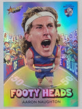 2026 AFL Footy Stars Footy Heads FH107 Aaron Naughton - Western Bulldogs