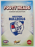2026 AFL Footy Stars Footy Heads FH107 Aaron Naughton - Western Bulldogs