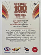 2026 AFL Footy Stars Milestone Games MG1 Wayne Milera - Adelaide Crows