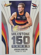 2026 AFL Footy Stars Milestone Games MG5 Jordan Dawson - Adelaide Crows