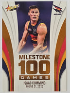 2026 AFL Footy Stars Milestone Games MG6 Isaac Cumming - Adelaide Crows