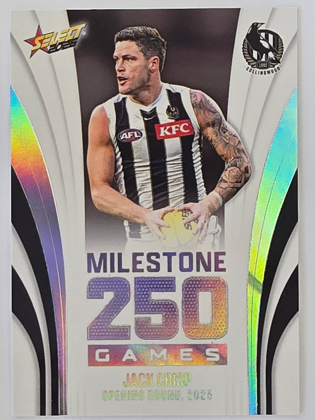 2026 AFL Footy Stars Milestone Games MG17 Jack Crisp - Collingwood Magpies