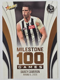 2026 AFL Footy Stars Milestone Games MG18 Darcy Cameron - Collingwood Magpies