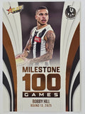 2026 AFL Footy Stars Milestone Games MG20 Bobby Hill - Collingwood Magpies