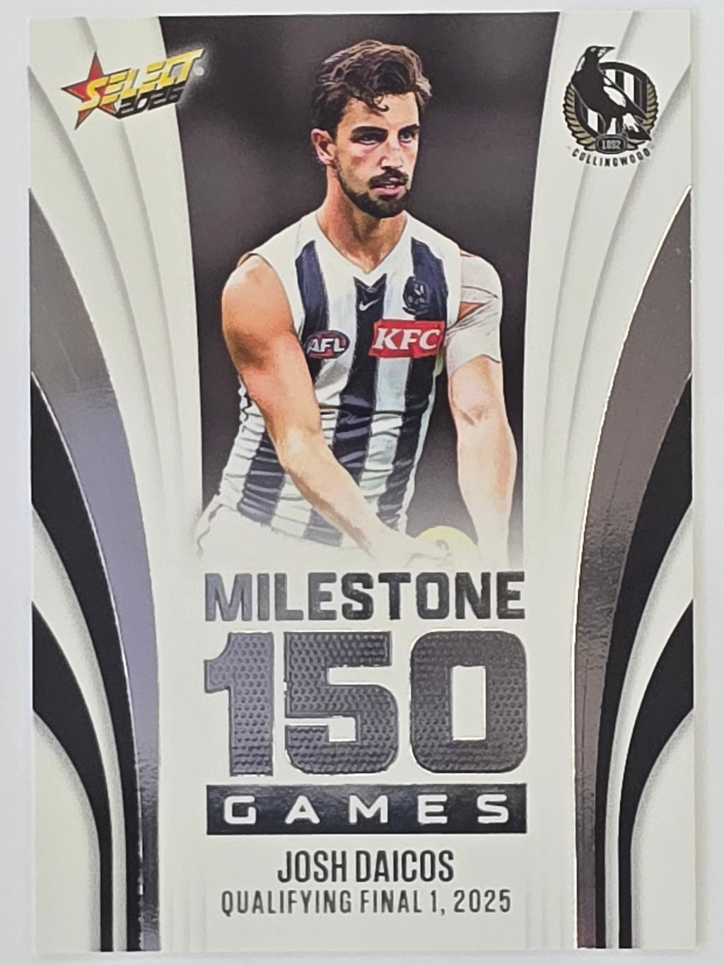 2026 AFL Footy Stars Milestone Games MG24 Josh Daicos - Collingwood Magpies