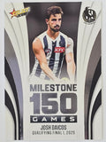 2026 AFL Footy Stars Milestone Games MG24 Josh Daicos - Collingwood Magpies