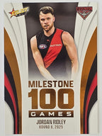 2026 AFL Footy Stars Milestone Games MG26 Jordan Ridley - Essendon Bombers