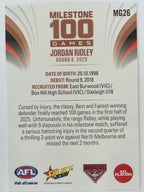 2026 AFL Footy Stars Milestone Games MG26 Jordan Ridley - Essendon Bombers