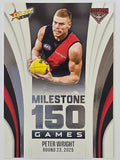 2026 AFL Footy Stars Milestone Games MG28 Peter Wright - Essendon Bombers