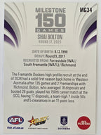 2026 AFL Footy Stars Milestone Games MG34 Shai Bolton - Fremantle Dockers