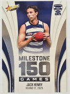 2026 AFL Footy Stars Milestone Games MG38 Jack Henry - Geelong Cats