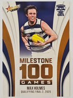 2026 AFL Footy Stars Milestone Games MG42 Max Holmes - Geelong Cats