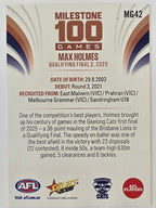 2026 AFL Footy Stars Milestone Games MG42 Max Holmes - Geelong Cats