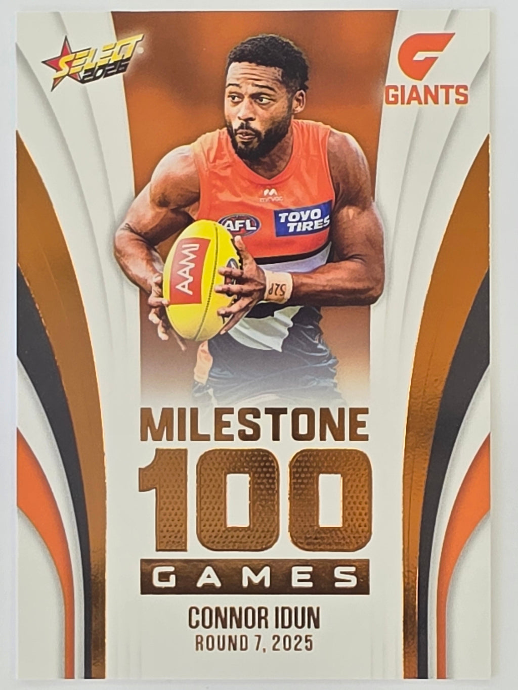 2026 AFL Footy Stars Milestone Games MG43 Connor Idun - GWS Giants