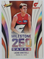 2026 AFL Footy Stars Milestone Games MG46 Lachie Whitfield - GWS Giants