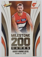 2026 AFL Footy Stars Milestone Games MG47 Harry Himmelberg - GWS Giants