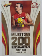 2026 AFL Footy Stars Milestone Games MG53 Daniel Rioli - Gold Coast Suns