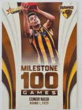 2026 AFL Footy Stars Milestone Games MG55 Conor Nash - Hawthorn Hawks