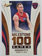 2026 AFL Footy Stars Milestone Games MG65 Harrison Petty - Melbourne Demons
