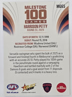 2026 AFL Footy Stars Milestone Games MG65 Harrison Petty - Melbourne Demons