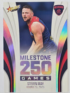 2026 AFL Footy Stars Milestone Games MG66 Steven May - Melbourne Demons