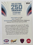 2026 AFL Footy Stars Milestone Games MG66 Steven May - Melbourne Demons