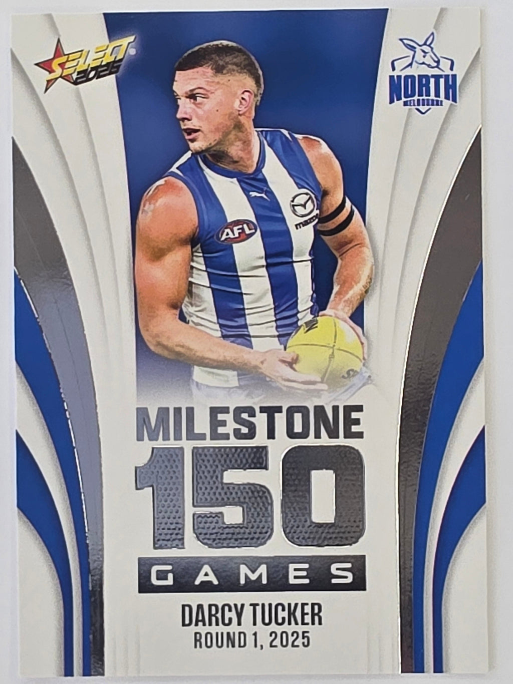 2026 AFL Footy Stars Milestone Games MG67 Darcy Tucker - North Melbourne Kangaroos
