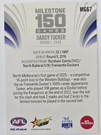 2026 AFL Footy Stars Milestone Games MG67 Darcy Tucker - North Melbourne Kangaroos