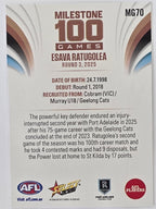 2026 AFL Footy Stars Milestone Games MG70 Esava Ratugolea - Port Adelaide Power