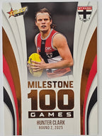 2026 AFL Footy Stars Milestone Games MG82 Hunter Clark - St Kilda Saints