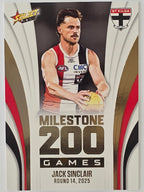 2026 AFL Footy Stars Milestone Games MG83 Jack Sinclair - St Kilda Saints