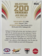 2026 AFL Footy Stars Milestone Games MG83 Jack Sinclair - St Kilda Saints
