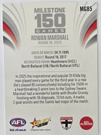 2026 AFL Footy Stars Milestone Games MG85 Rowan Marshall - St Kilda Saints