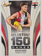 2026 AFL Footy Stars Milestone Games MG86 Mason Wood - St Kilda Saints