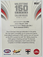 2026 AFL Footy Stars Milestone Games MG87 Callum Wilkie - St Kilda Saints